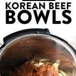 Instant Pot Beef Bowl Recipe
