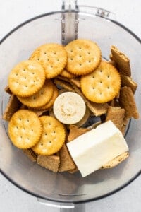 crust ingredients in food processor.
